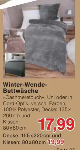 Jawoll Winter-Wende-Bettwäsche »Cashmeretouch« Angebot