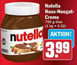 HIT Nutella Nuss-Nougat-Creme Angebot