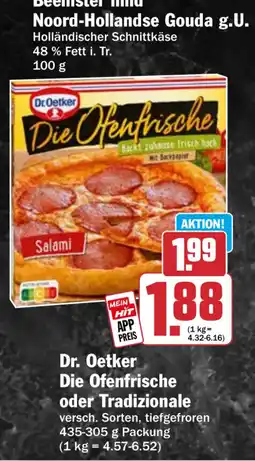 HIT Dr. Oetker Die Ofenfrische Salami Angebot