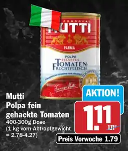 HIT Mutti Polpa fein gehackte Tomaten Angebot