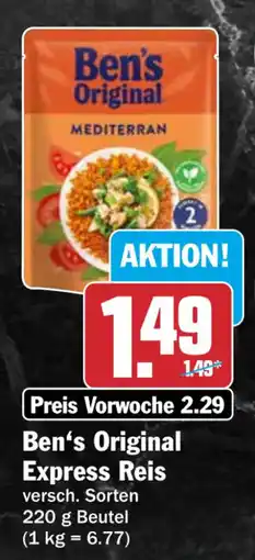 HIT Ben's Original Express Reis Angebot