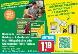 HIT Bonduelle Goldmais & Goldmais Mix, Hülsenfrüchte oder GrünGemüse feine Auslese Angebot