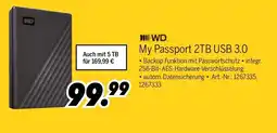 MEDIMAX WD My Passport 2TB USB 3.0 Angebot