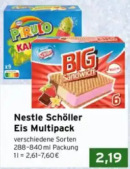 CAP Markt Nestle Schöller Eis Multipack Angebot