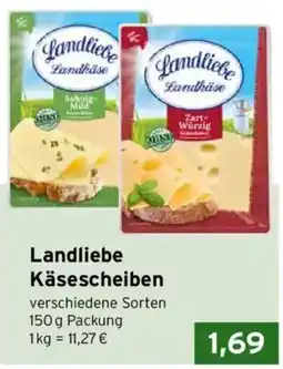 CAP Markt Landliebe Käsescheiben Angebot