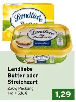 CAP Markt Ländliebe Butter oder Streichzart Angebot