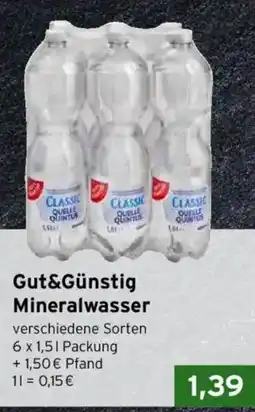 CAP Markt Classic Mineralwasser Angebot