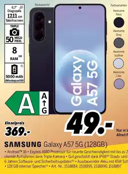 MEDIMAX SAMSUNG Galaxy A57 5G (128GB) Angebot