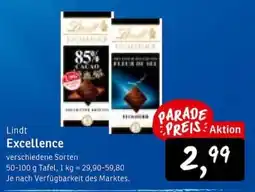 KONSUM Lindt Excellence Angebot
