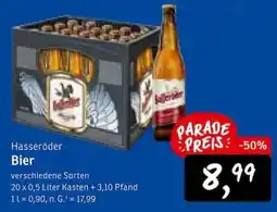 KONSUM Hasseröder Bier Angebot