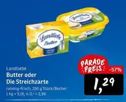 KONSUM Landliebe Butter oder Die Streichzarte Angebot