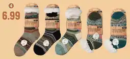 Famila Nord Ost Hüttensocken mit Teddy-ABS Sohle Angebot