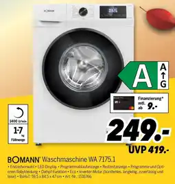 MEDIMAX BOMANN Waschmaschine WA 7175.1 Angebot