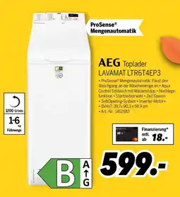 MEDIMAX AEG Toplader LAVAMAT LTR6T4EP3 Angebot