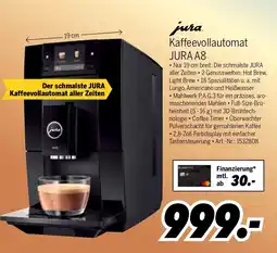 MEDIMAX Kaffeevollautomat JURA A8 Angebot