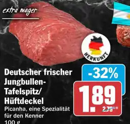 HIT Deutscher frischer Jungbullen-Tafelspitz/Hüftdeckel Angebot
