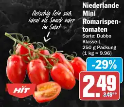 HIT Niederlande Mini Romarispen-tomaten Angebot