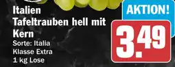 HIT Italien Tafeltrauben hell mit Kern Angebot