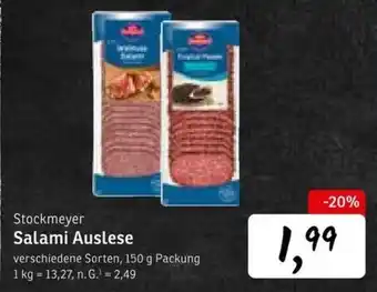 Stockmeyer Salami Auslese