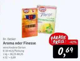 KONSUM Dr. Oetker Aroma oder Finesse Angebot