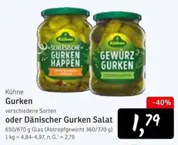 KONSUM Kühne Gurken Angebot