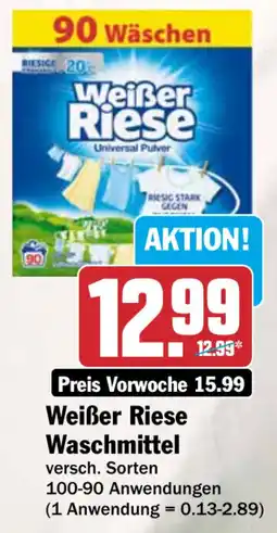 HIT Weißer Riese Waschmittel Angebot
