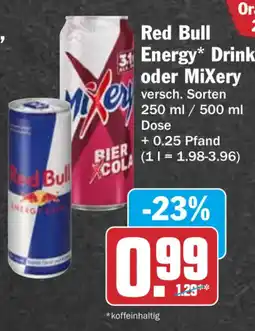 HIT Red Bull Energy Drink Angebot