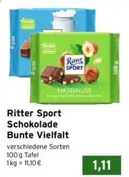 CAP Markt Ritter Sport Schokolade Bunte Vielfalt Angebot