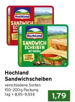 CAP Markt Hochland Sandwichscheiben Angebot