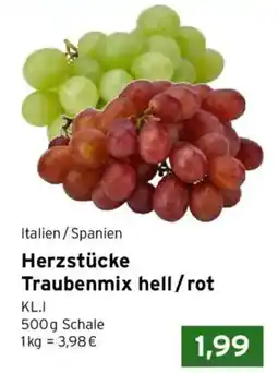 CAP Markt Herzstücke Traubenmix hell/rot Angebot