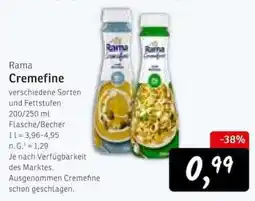 KONSUM Rama Cremefine Angebot