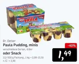 KONSUM Dr. Oetker Paula Pudding, minis Angebot