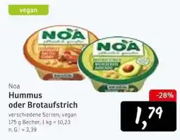 KONSUM Noa Hummus oder Brotaufstrich Angebot