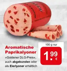 CAP Markt Aromatische Paprikalyoner Angebot