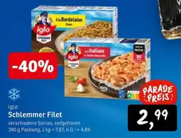 KONSUM iglo Schlemmer Filet Angebot