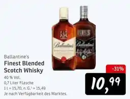 KONSUM Ballantine's Finest Blended Scotch Whisky Angebot