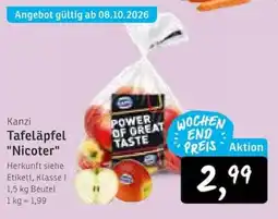 KONSUM Kanzi Tafeläpfel "Nicoter" Angebot