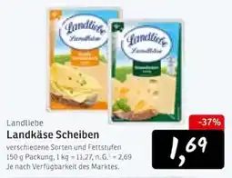 KONSUM Landliebe Landkäse Scheiben Angebot
