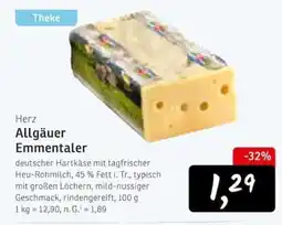 KONSUM Allgäuer Emmentaler Angebot