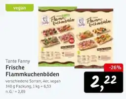 KONSUM Tante Fanny Frische Flammkuchenböden Angebot