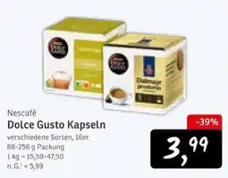 KONSUM Nescafé Dolce Gusto Kapseln Angebot
