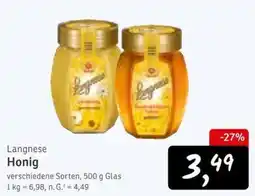 KONSUM Langnese Honig Angebot