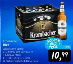 KONSUM Krombacher Bier Angebot