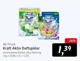 KONSUM WC Frisch Kraft Aktiv Duftspüler Angebot