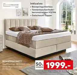 porta BOXSPRINGBETT SYSTEMPOLSTER sleep Angebot
