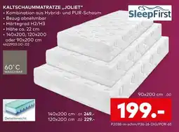 porta KALTSCHAUMMATRATZE „JOLIET“ SleepFirst Angebot