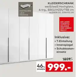 porta KLEIDERSCHRANK Angebot