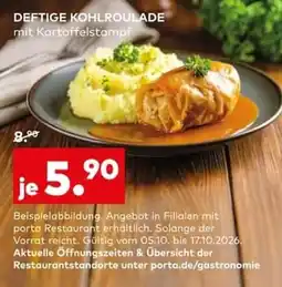 porta Deftige kohlroulade Angebot
