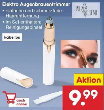 Netto Marken-Discount Elektro Augenbrauentrimmer Angebot