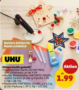 PENNY Klebepistole Starter-Kit HOT MELT Angebot